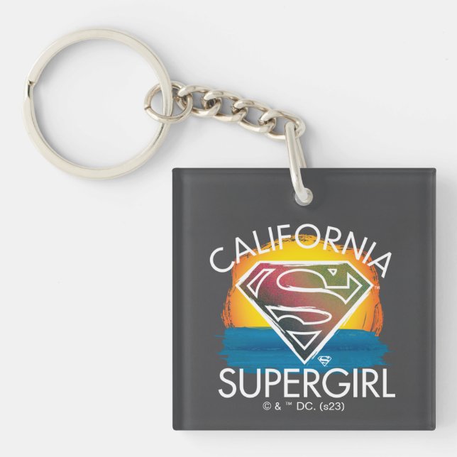 Porte-clefs California Supergirl Sunset Graphic (Devant)