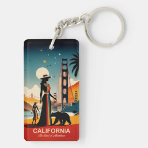 Porte-clefs Californie : Le pays des aventures