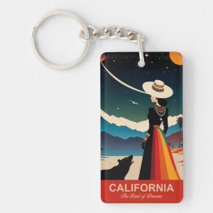 Porte-clefs Californie : Le pays des rêves