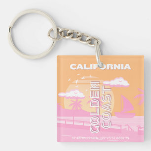 Porte-clefs Californie, Travel Art, Preppy, Preppy Travel
