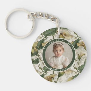 Porte-clefs Calla Lilies Photo souvenir personnalisé tendance