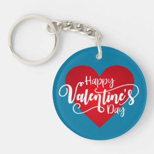 Porte-clefs Calligraphie Heureuse Sainte-Valentin   PORTE - CL