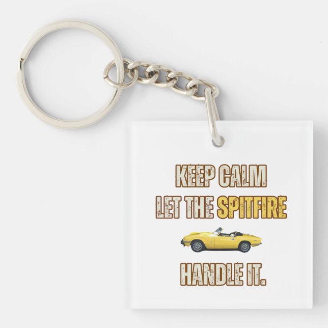 Porte-clefs Calme, Triomphe Spitfire (Devant)