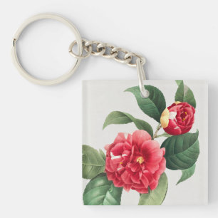 Porte-clefs Camélia panaché, Pierre-Joseph Redouté, 1833