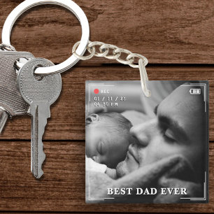 Porte-clefs Caméra vidéo photo meilleur papa jamais