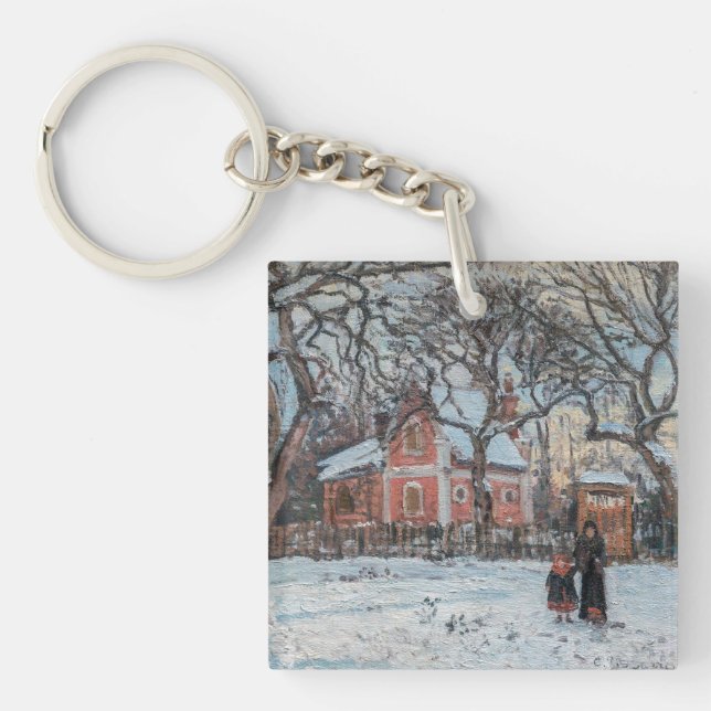 Porte-clefs Camille Pissarro - Chataigniers a Louvecienne (Devant)