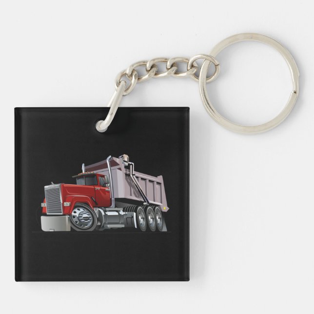 Porte-clefs Camion de dessin (Dos)