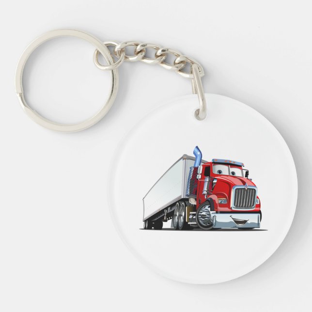 Porte-clefs Camion de dessin (Devant)