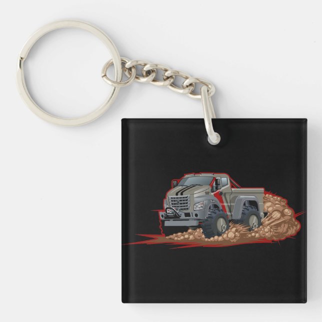 Porte-clefs Camion de dessin animé (Devant)