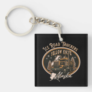 PORTE-CLEFS CAMION DE LA ROUTE DE GLACE - ALASKA