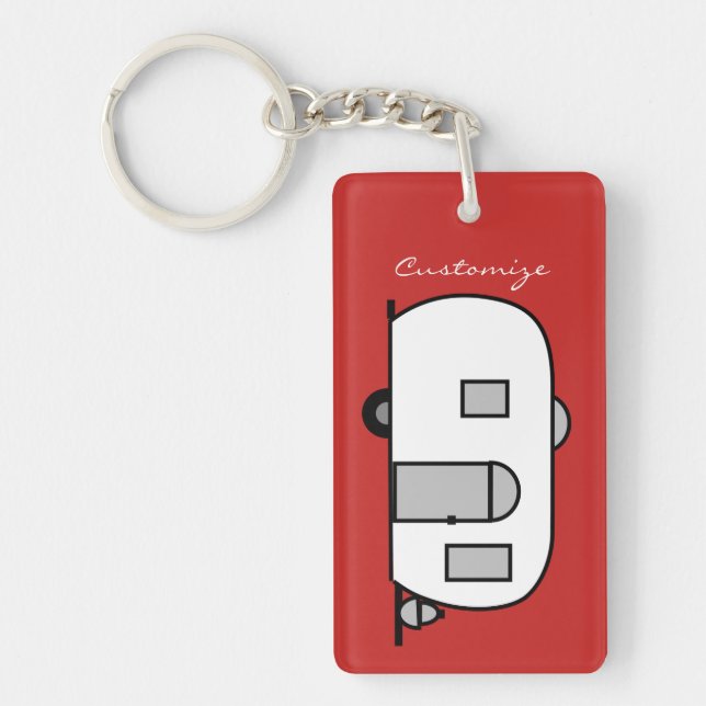 Porte-clefs Camion de voyage arrondi Thunder_Cove (Devant)