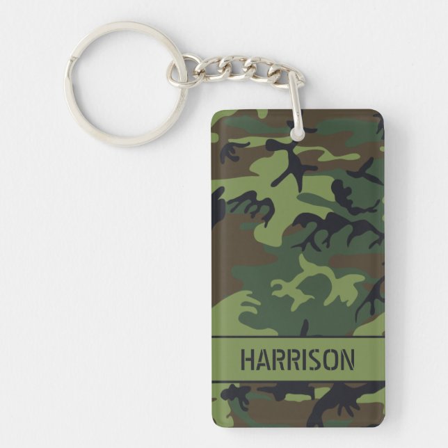 Porte-clefs Camo personnalisé (Devant)