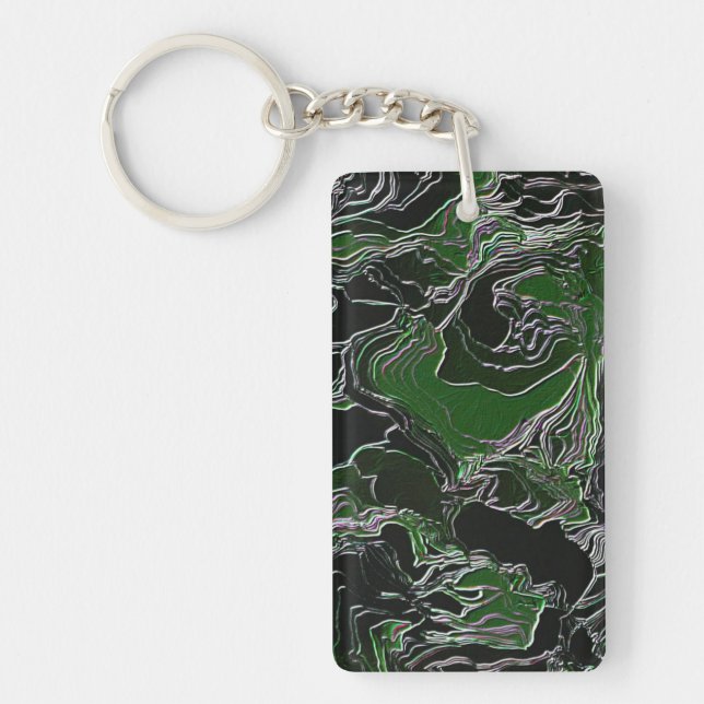 Porte-clefs Camo vert (Devant)