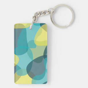 Porte-clefs Camouflage, moderne, cool, tendance, géométrique u