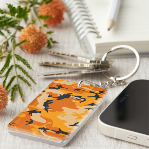 Porte-clefs Camouflage orange, Militaire, Armée