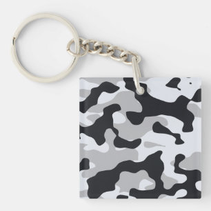 Porte-clefs Camouflage urbain à fort contraste