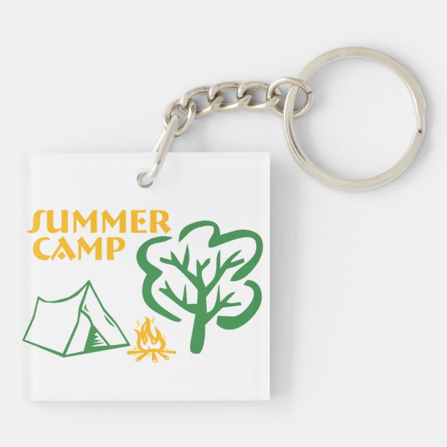 Porte-clefs Camp d'été (Dos)