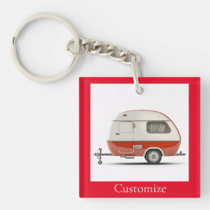 Porte-clefs Camper Teardrop Classic Retro Thunder_Cove