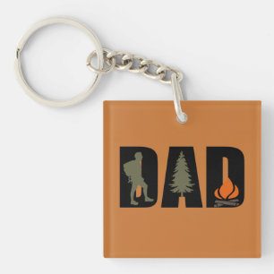 Porte-clefs Camping extérieur papa heureux camper