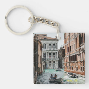 Porte-clefs Canal de bateau de Venise