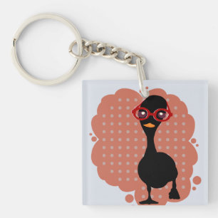 Porte-clefs Canard look vintage 