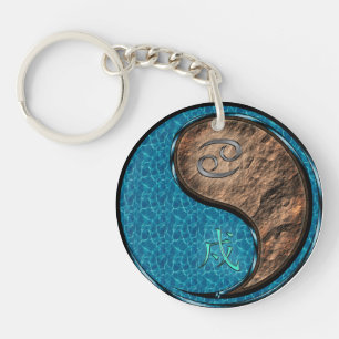 Porte-clefs Cancer & Earth Dog