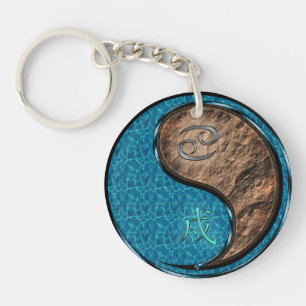 Porte-clefs Cancer & Earth Dog