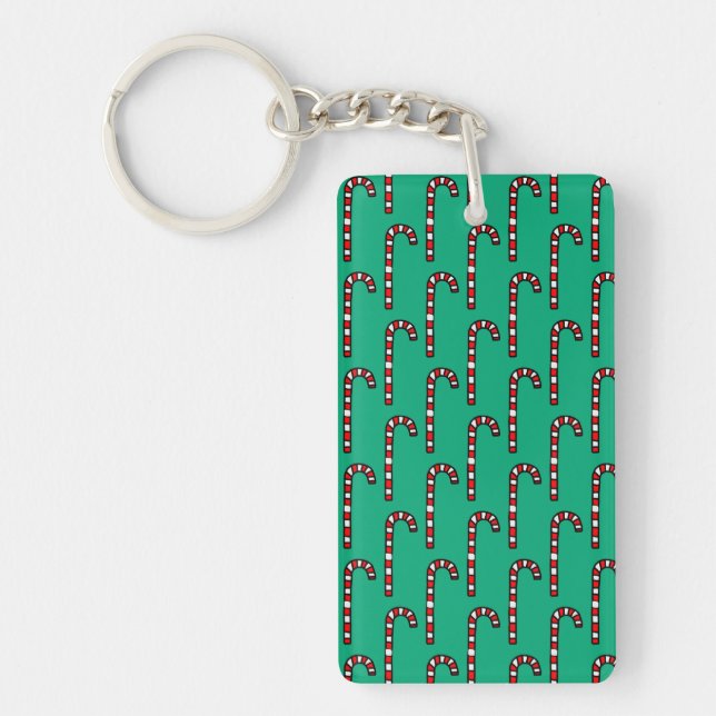 Porte-clefs candy cane key chain  (Devant)