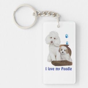 Porte-clefs caniche