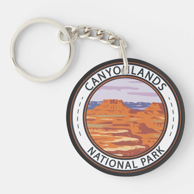 Porte-clefs Canyonlands National Park Island In the Sky Badge (Devant)