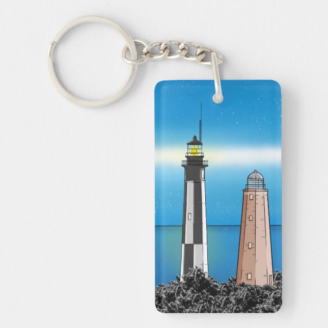 Porte-clefs Cape Henry Lighthouse Virginia Chesapeake Bay (Devant)