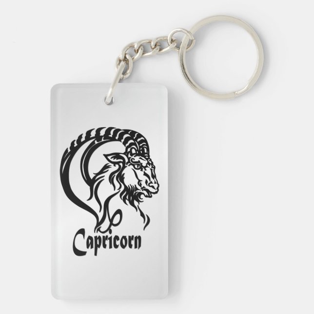 Porte-clefs Capricorne la Chèvre de Mer Zodiaque (Dos)