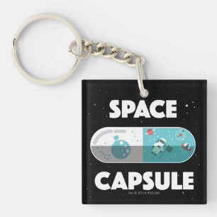 Porte-clefs Capsule d'espace