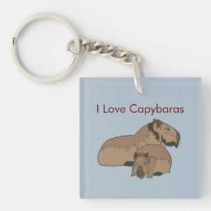 Porte-clefs Capybara Shirt