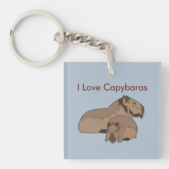 Porte-clefs Capybara Shirt (Devant)