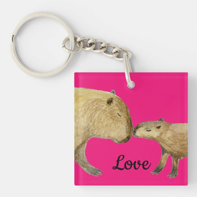Porte-clefs Capybaras (Devant)