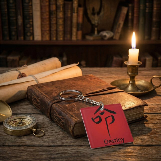 Porte-clefs Caractère chinois Destiny (Créateur téléchargé)