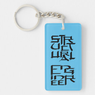 Porte-clefs Caractère de l'ingénieur structurel