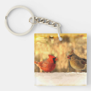 Porte-clefs Cardinaux en automne
