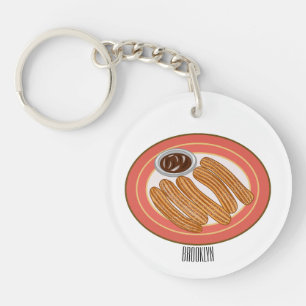 Porte-clefs Caricature de Churro