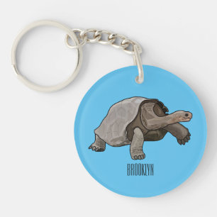 Porte-clefs Caricature de la tortue des Galapagos