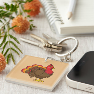 Porte-clefs Caricature mignonne Turquie