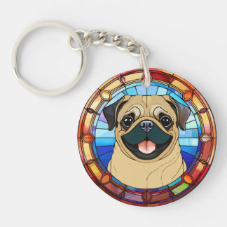 Porte-clefs Carlin Chien Thème Artsy Voiture ou Porte - clés d