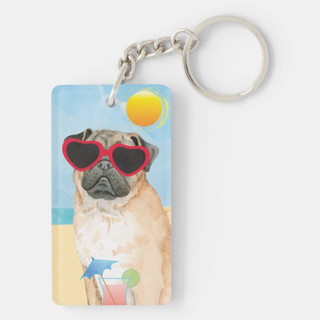 Porte-clefs Carlin d'été (Dos)