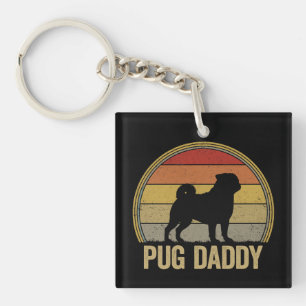 Porte-clefs Carlin Papa Daddy Drôle Carlin Papa
