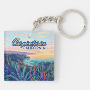 Porte-clefs Carpinteria Californie Père Noël Barbara Ventura B