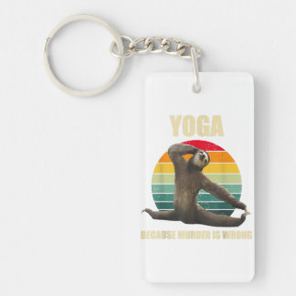 Porte-clefs Carré de marbre Pierre Premium Porte - clé