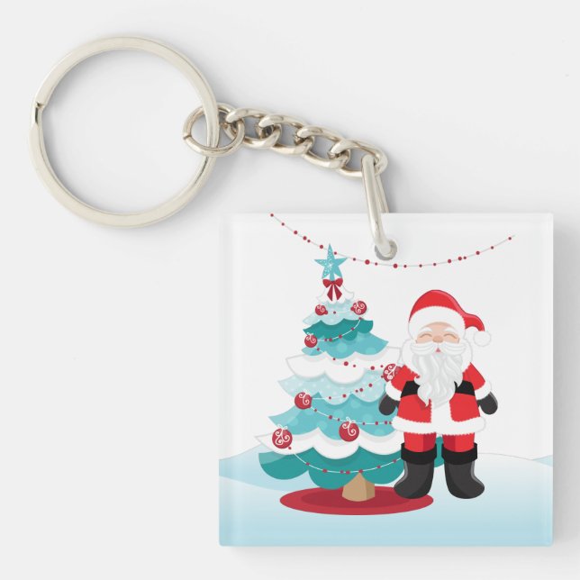 Porte-clefs Carré du Père Noël (Devant)