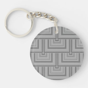 Porte-clefs Carré gris
