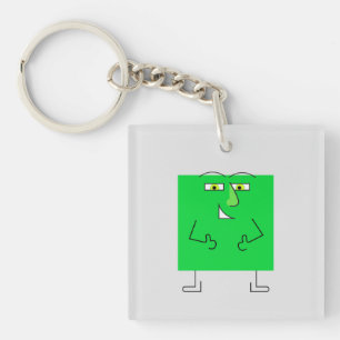 Porte-clefs Carré vert